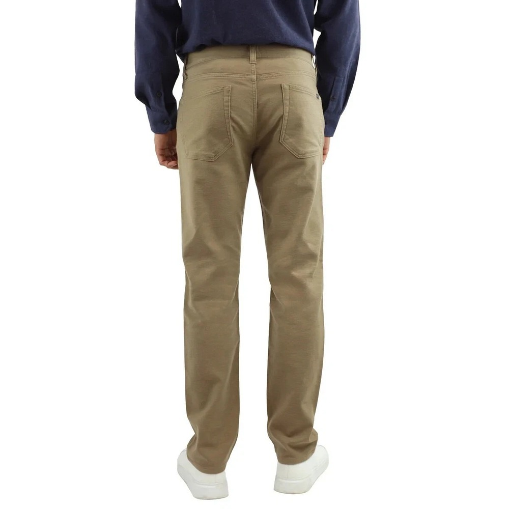 JACHS Men's 5-Pocket Chino Pant Straight Fit Stretch Flex Waist 32x34‎ - Picture 2 of 3
